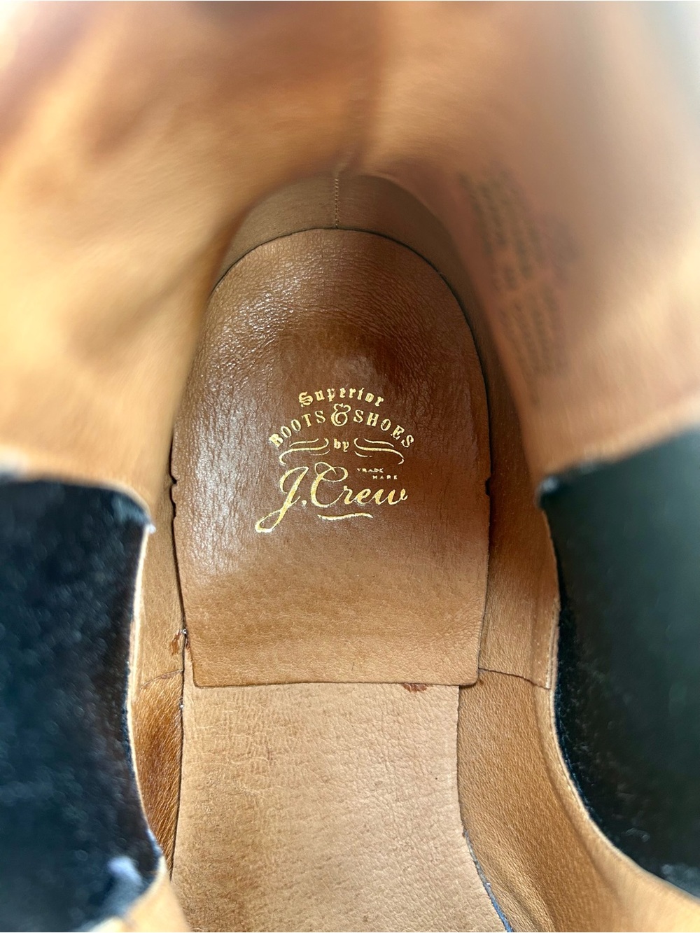 Men’s J.Crew Brown Leather Chelsea Boot 10 ½ - Picture 6 of 6